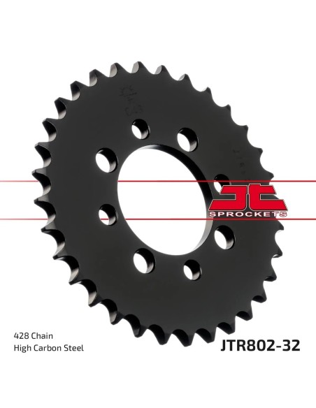 corona moto jt sprockets de acero de 32 dientes jtr802 32