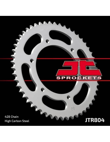 corona moto jt sprockets de acero de 57 dientes jtr804 57