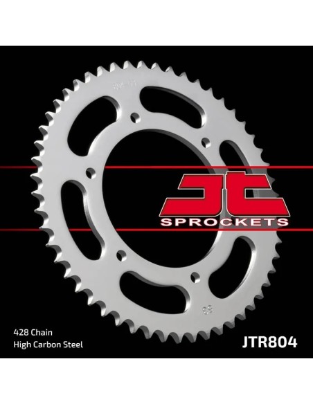 corona moto jt sprockets de acero de 57 dientes jtr804 57