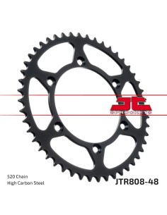 corona moto jt sprockets de acero de 48 dientes jtr808 48