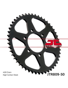 corona moto jt sprockets de acero de 50 dientes jtr809 50
