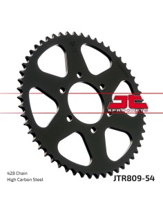 corona moto jt sprockets de acero de 54 dientes jtr809 54