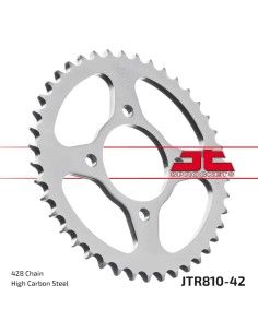 corona moto jt sprockets de acero de 42 dientes jtr810 42