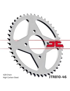 corona moto jt sprockets de acero de 46 dientes jtr810 46