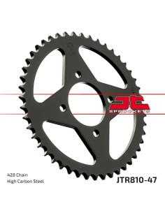 corona moto jt sprockets de acero de 47 dientes jtr810 47