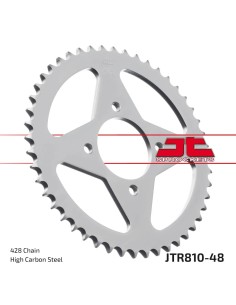 corona moto jt sprockets de acero de 48 dientes jtr810 48