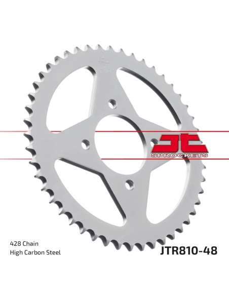 corona moto jt sprockets de acero de 48 dientes jtr810 48