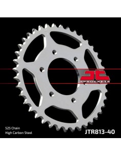 corona moto jt sprockets de acero de 40 dientes jtr813 40