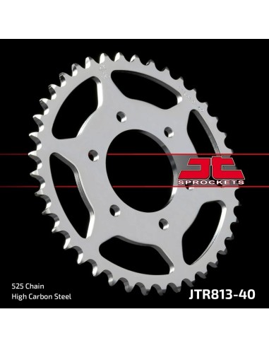 corona moto jt sprockets de acero de 40 dientes jtr813 40