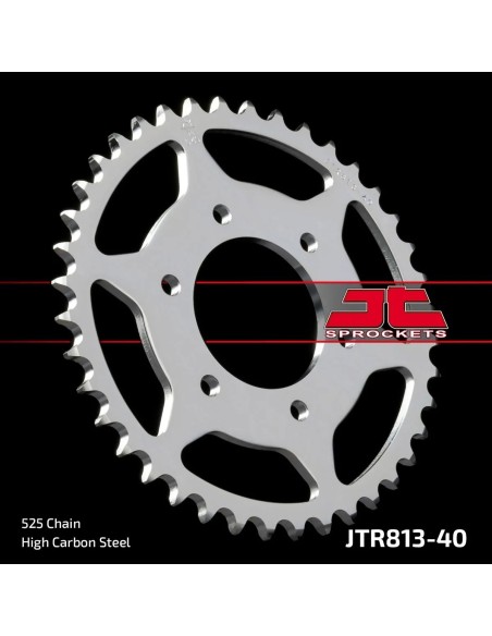 corona moto jt sprockets de acero de 40 dientes jtr813 40