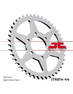 corona moto jt sprockets de acero de 44 dientes jtr814 44