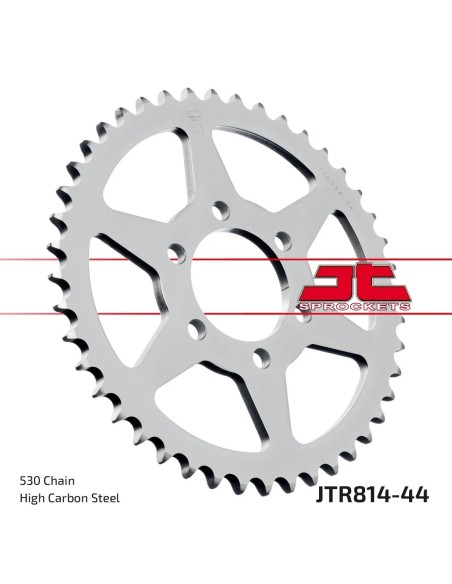 corona moto jt sprockets de acero de 44 dientes jtr814 44