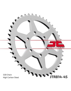 corona moto jt sprockets de acero de 45 dientes jtr814 45