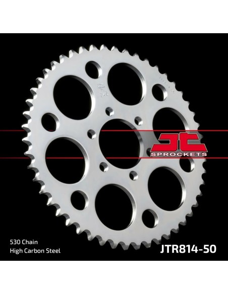 corona moto jt sprockets de acero de 50 dientes jtr814 50
