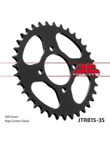 corona moto jt sprockets de acero de 35 dientes jtr815 35
