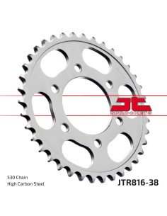 corona moto jt sprockets de acero de 38 dientes jtr816 38