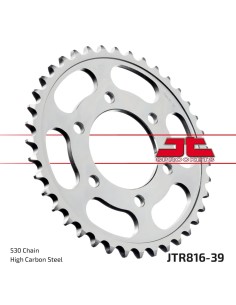 corona moto jt sprockets de acero de 39 dientes jtr816 39