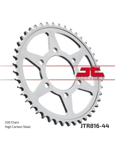 corona moto jt sprockets de acero de 44 dientes jtr816 44