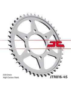 corona moto jt sprockets de acero de 45 dientes jtr816 45