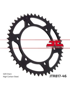 corona moto jt sprockets de acero de 46 dientes jtr817 46