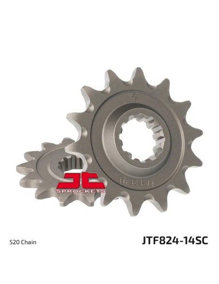 pinon moto jt sprockets acero 14 dientes jtf824 14