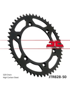 corona moto jt sprockets de acero de 52 dientes jtr828 52