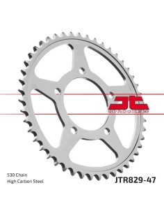 corona moto jt sprockets de acero de 47 dientes jtr829 47