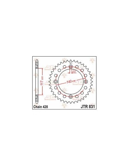 corona moto jt sprockets 83146jts