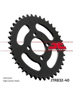 corona moto jt sprockets de acero de 40 dientes jtr832 40