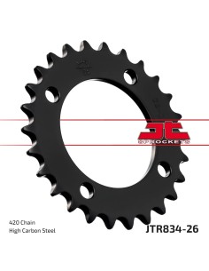 corona moto jt sprockets de acero de 26 dientes jtr834 26
