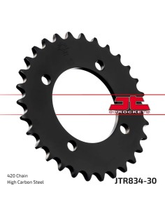 corona moto jt sprockets de acero de 30 dientes jtr834 30