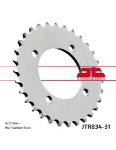 corona moto jt sprockets de acero de 31 dientes jtr834 31