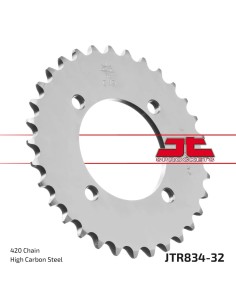 corona moto jt sprockets de acero de 32 dientes jtr834 32