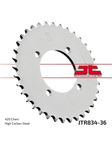 corona moto jt sprockets de acero de 36 dientes jtr834 36