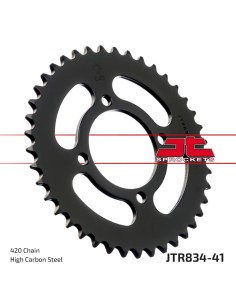 corona moto jt sprockets de acero de 41 dientes jtr834 41