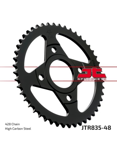 corona moto jt sprockets de acero de 48 dientes jtr835 48