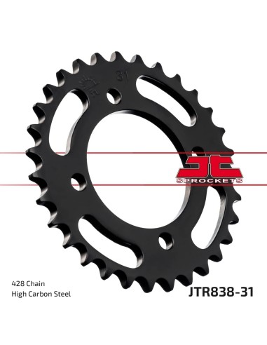 corona moto jt sprockets de acero de 31 dientes jtr838 31