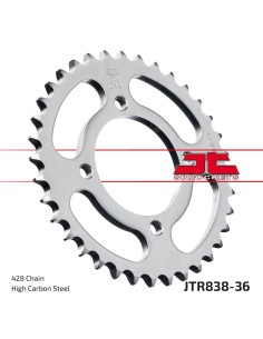 corona moto jt sprockets de acero de 36 dientes jtr838 36