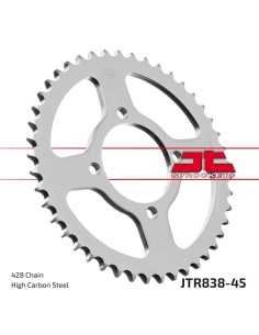 corona moto jt sprockets de acero de 45 dientes jtr838 45