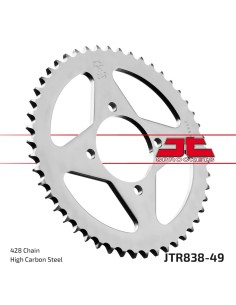 corona moto jt sprockets de acero de 49 dientes jtr838 49