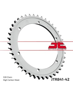 corona moto jt sprockets de acero de 42 dientes jtr841 42