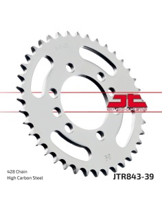 corona moto jt sprockets de acero de 39 dientes jtr843 39