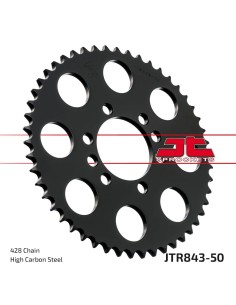 corona moto jt sprockets de acero de 50 dientes jtr843 50