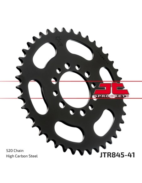 corona moto jt sprockets de acero de 41 dientes jtr845 41
