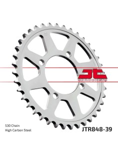 corona moto jt sprockets de acero de 39 dientes jtr848 39