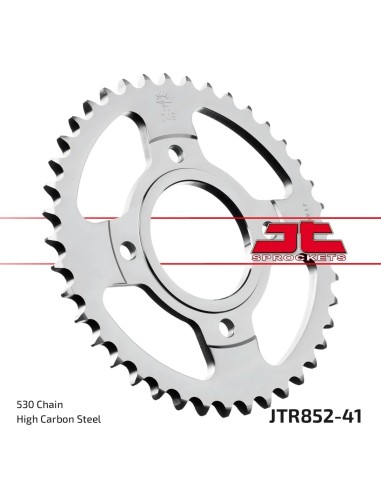 corona moto jt sprockets de acero de 41 dientes jtr852 41