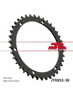corona moto jt sprockets de acero de 38 dientes jtr853 38