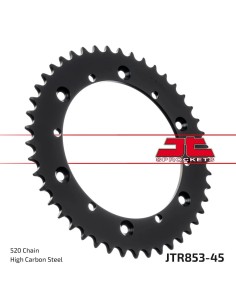 corona moto jt sprockets de acero de 45 dientes jtr853 45