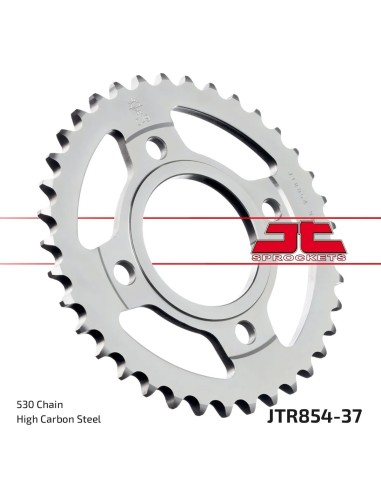corona moto jt sprockets de acero de 37 dientes jtr854 37