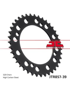 corona moto jt sprockets de acero de 39 dientes jtr857 39